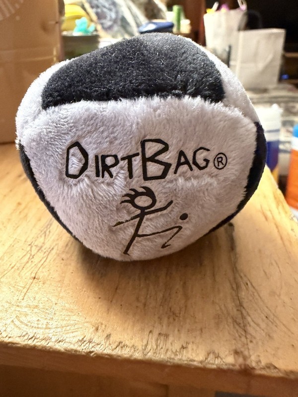 dirt bag hacky sack, 8 panel