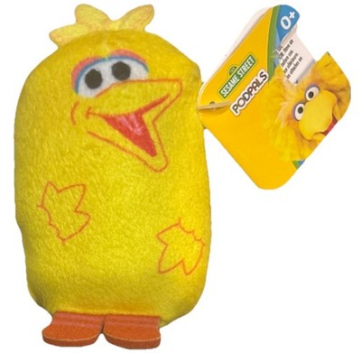 Sesame Street Big Bird 3 In Mini Plush Podpals  Plush Yellow NEW SHPS IN 24 HRS 