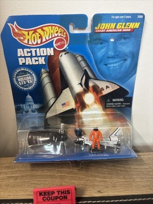 Hot Wheels Action Pack John Glenn Space Shuttle Discovery & Mercury Friendship 7