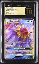 2019 Pokemon SM Hidden Fates Starmie GX Holo #14/68 CGC 10 Pristine