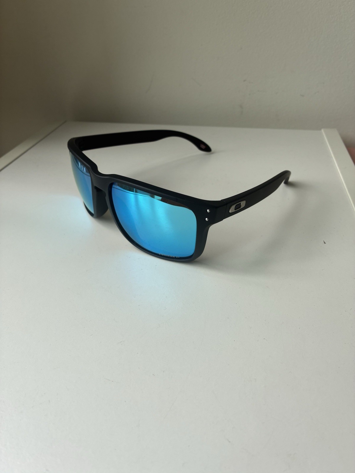 Oakley HOLBROOK XXL OO9487 Matte Black Polarized Sunglasses PRIZM Blue Lens