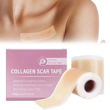 Collagen Scar Tape For Face, Losveo Silicone Scar Sheets For Face Wrinkles L3