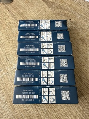 6x Bosch Zündkerzen Doppelplatin passend für BMW M2 F22 M3 F30 M4 F32 F33 X4  