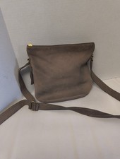 VINTAGE BEIGE PEBBLED LEATHER COACH PURSE No H 6M- 4933 MADE IN THE USA
