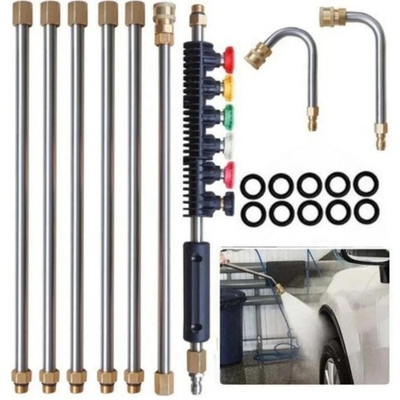 #ad 120 inch Pressure Washer Extension Wand Replaceable Upgraded Power Washer Lance $26.56