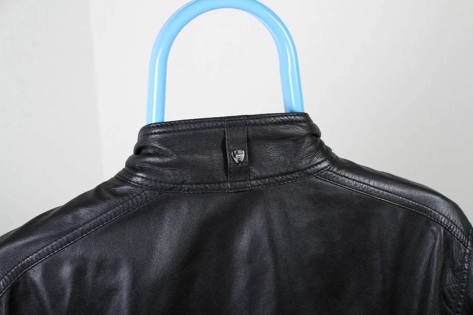 Strellson Lederjacke Kalbsleder Schwarz Herren Größe M - Bild 4 von 4