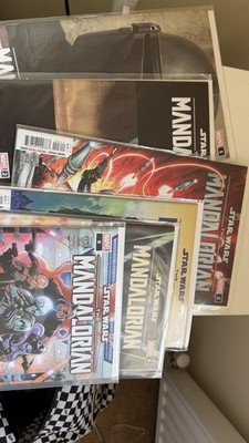 Star Wars The Mandalorian #1-6 Complete Comic Set Marvel 2022 Bagged & Boarded