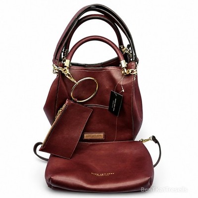 Marc New York Andrew Marc Burgundy Shoulder Crossbody 3in1 NWT Purse Capsule 