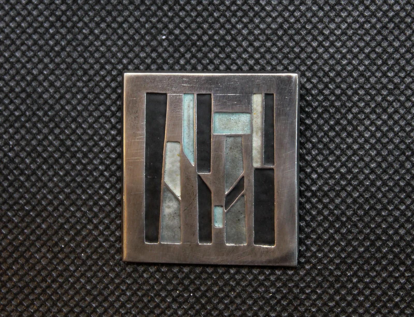 Carly Wright Champleve Enamel Sterling Silver Sig… - image 1