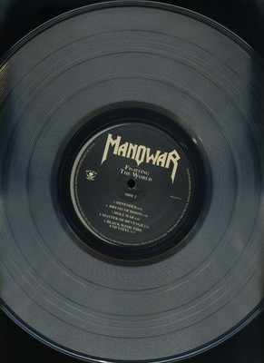 Manowar - Fighting The World LP - Colored Vinyl Album - SEALED NEW