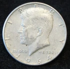 1964D Kennedy SILVER Half Dollar 90% Silver in VF Condition!