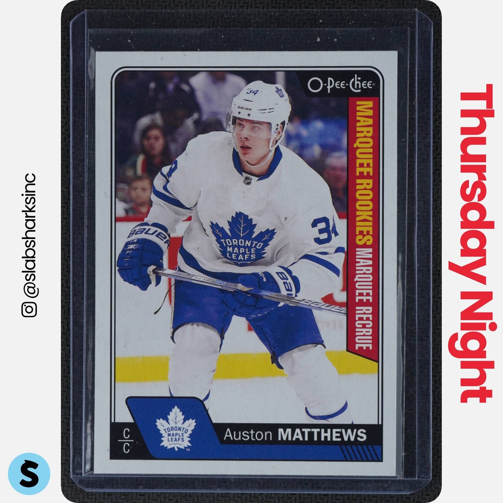 Auston Matthews #694 2016-17 Upper Deck Hockey O-Pee-Chee Retro Update