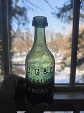 Mint extremely rare CG&CO Mineral Water Lancaster PA Iron Pontil.
