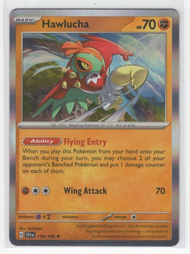 #118 Hawlucha 2023 Scarlet & Violet Holo Rare