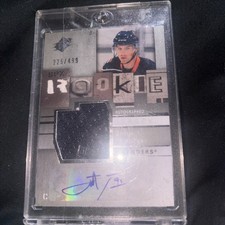 2009-10 Upper Deck SPx Rookie Auto Jersey /499 #180 John Tavares Maple Leafs