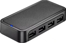 Best Buy essentials- 4-Port USB 2.0 Hub - Black
