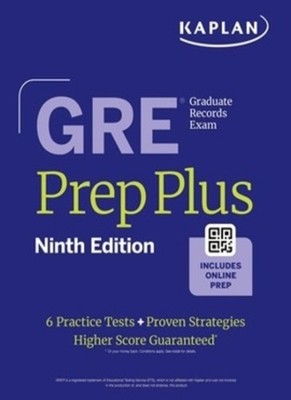 GRE Prep Plus, Ninth Edition (2026): Includes 6 Practice Tests, 1500+ Practice Q