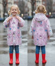 Peppa Pig Giacca Para pioggia Impermeabile  3-8anni Mantella Trasparente Poncho