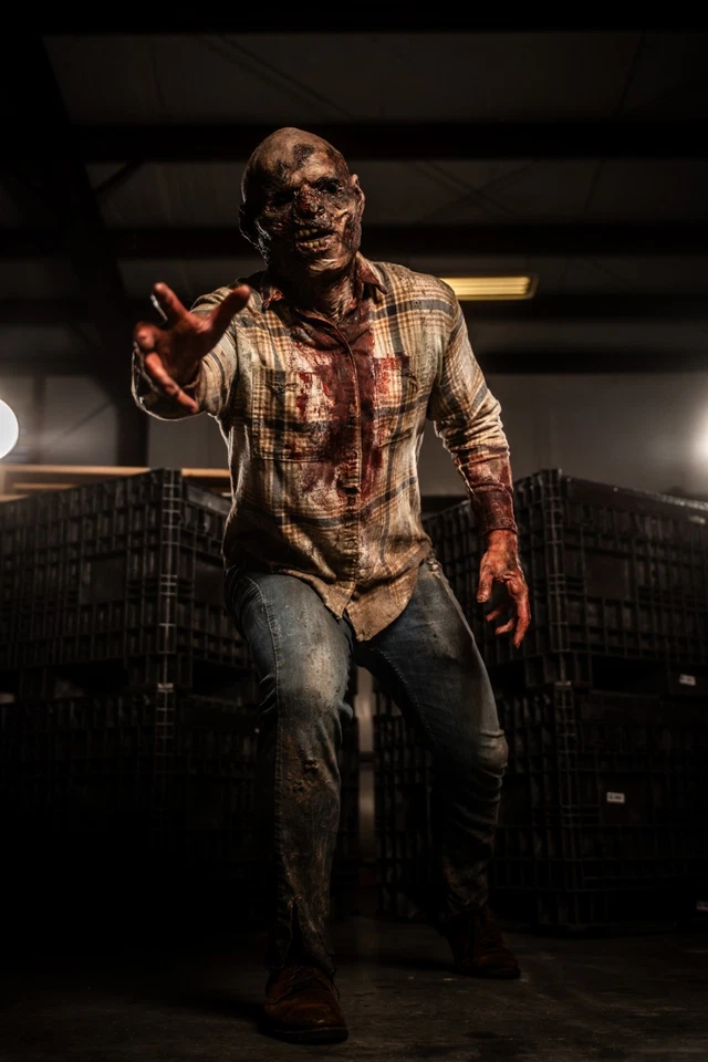 Professional Zombie Walking Dead Costume Cosplay Silicone Mask Ready To Ship - Image 3 of 4