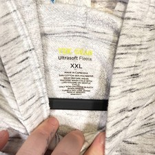 Tek Gear Ultrasoft Fleece Grey V-Neck Pullove...
