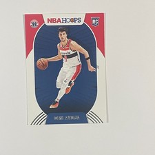 2020-21 Panini Hoops #201 Deni Avdija Wizards Rookie Card. rookie card picture