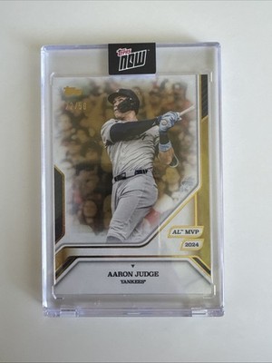 🔥Aaron Judge 2025 Topps MVP Collection Gold Foil #45 AL MVP #/50 Yankees