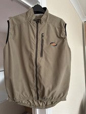 Polaris Man&rsquo;s Cycle Gilet, Large, Beige, Ventilated And Reflective, VGC