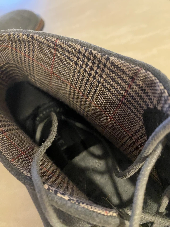 Botas con cordones de gamuza azul para hombre Cole Haan talla 10 - Imagen 4 de 4