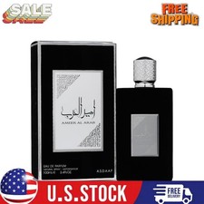 Lattafa Asdaaf Ameer Al Arab Eau de Parfum Spray for Unisex, 3.4 Ounce 100Ml