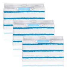 Rayakt 3 Pack Reusable Pad Refills with Dirt Standard, White and Blue