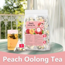 Peach Oolong Tea Bags (Count of 30) Herbal Oolong PeachTea Blend-
