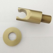 Brushed Gold Brass Modern Handheld Shower Accessories Wall Holder Square/Round