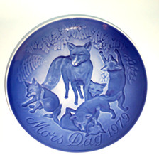 PIATTO DA COLLEZIONE IN PORCELLANA DANESE Mother's Day Mors Day MAMMA 1979