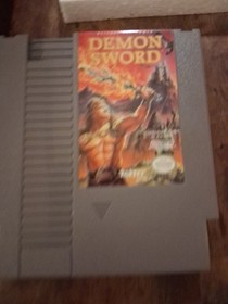 Nintendo Demon Sword NES Game - Original Box Cleaned Inside Tested