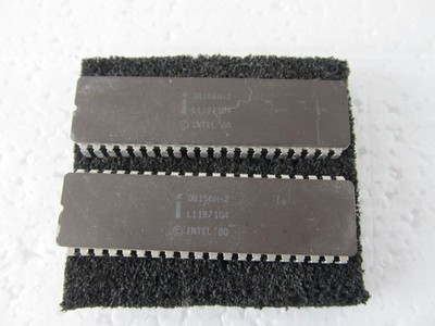QTY=2 Intel D8156H-2 Integrated Circuit Vintage, 1980