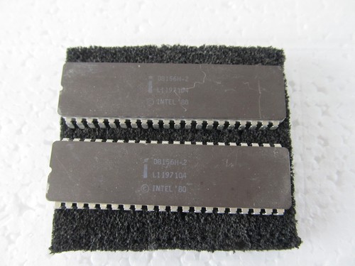 QTY=2 Intel D8156H-2 Integrated Circuit Vintage, 1980