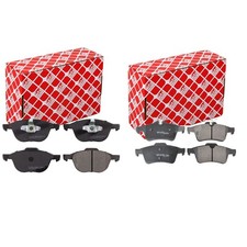 FEBI BREMSBELÄGE VORNE+HINTEN passend für Ford Focus 2 Focus C-Max DM2
