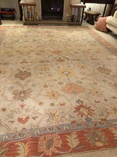 Wool rug. . In Good Condition Apart From A Couple Of Areas . Small Snag