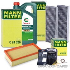 MANN-FILTER INSPEKTIONSPAKET SET A + &Ouml;L F&Uuml;R OPEL CORSA F PEUGEOT 208 II 1.2 