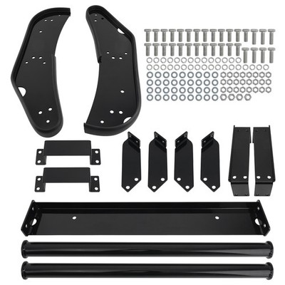 Front Push Bumper Bull Bar Guard for Ford Explorer 2011-2015 Black Steel