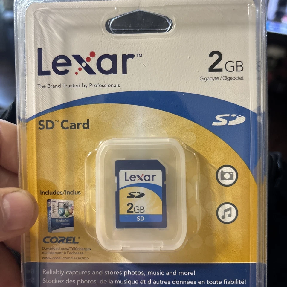 LEXAR 2 GB SD Memory Card For Media/Music NEW In Sealed Package - Image 2 of 4