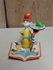 Adorable Hallmark Dr Seuss Porcelain Sam And Ham Figurine Green Eggs & Ham