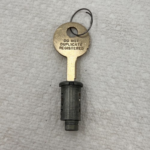 Vintage Lock & Key Cylinder Barrel POM Park-O-Meter Rockwell Parking Meter POM