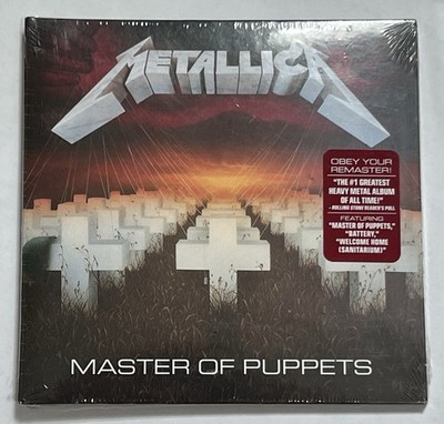 Metallica Master Of Puppets 2017 Remastered Factory Sealed   