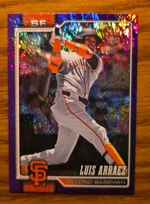 2026 Topps Series 2 Luis Arraez #420 Purple Holofoil /250 Giants