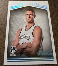 2016-17 Panini Studio - Brook Lopez #106 Studio Edition Glossy