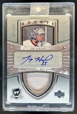 2005-06 Upper Deck The Cup Jim Howard Rookie Patch Auto #/199