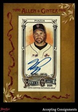 2025 Topps Allen and Ginter Framed Mini Autographs #MAMP Mike Piazza AUTO METS