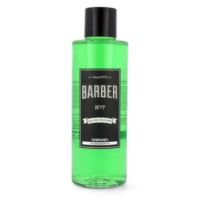 Marmara Barber No.7 Eau de Cologne 500ml   Frischer Duft im Glasflakon