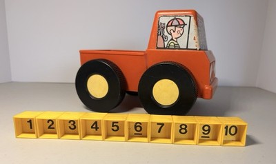 Vintage Tupperware Tupper Toys Orange Pick-Em-Up Truck - 1970s